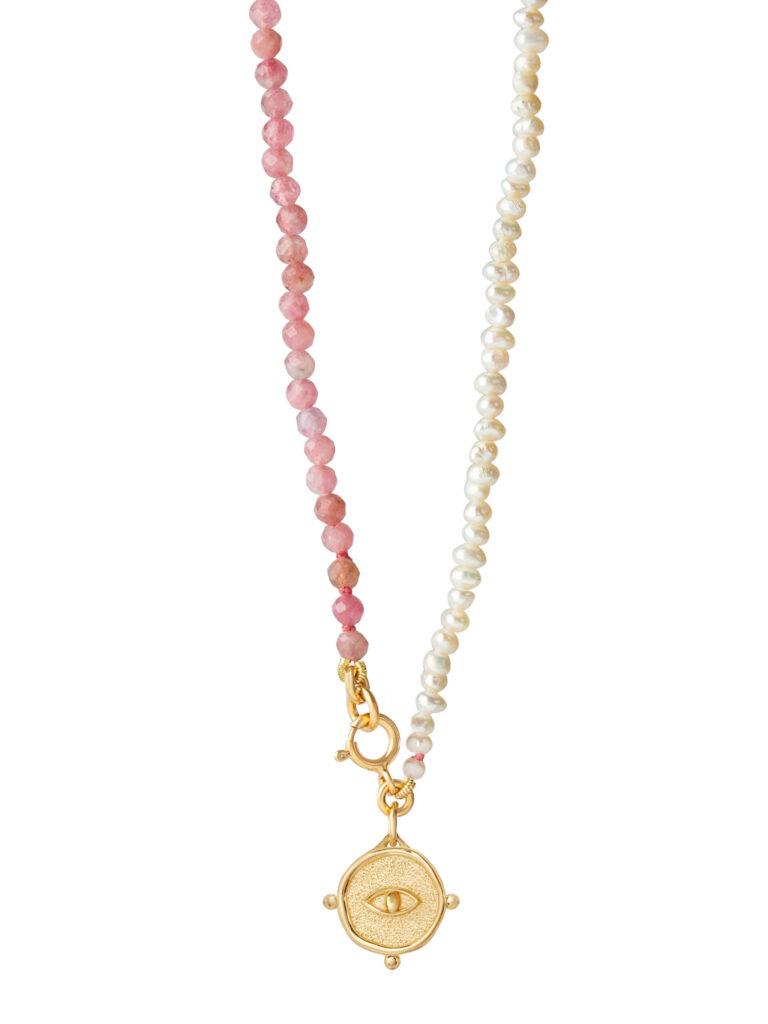 Strawberry Pearl Necklace new