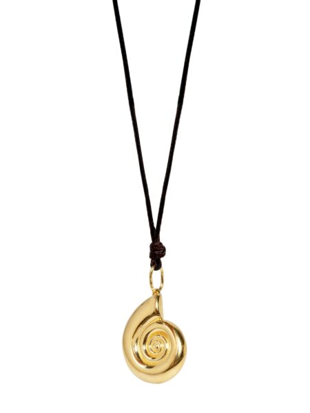 nautilus cord necklace