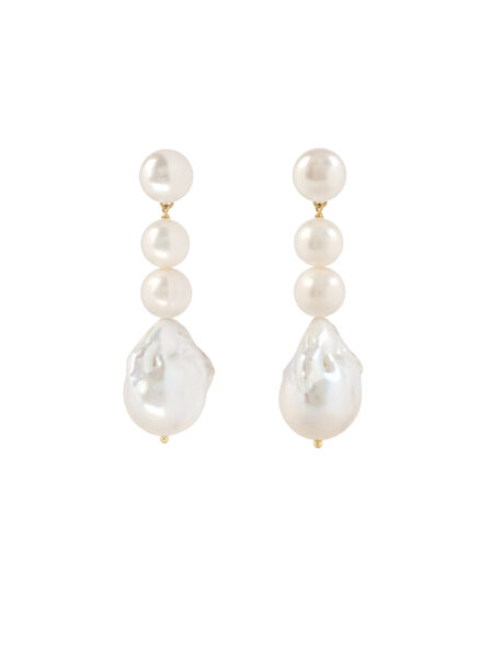 nostos pearl earrings