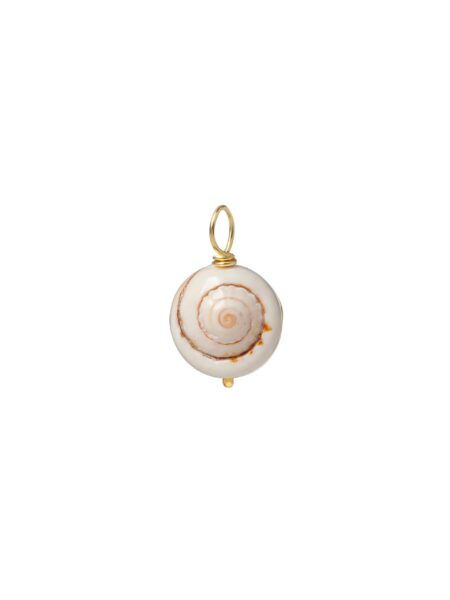 snail shell charm